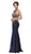 Eureka Fashion - 7033 Embroidered Appliqued Mermaid Gown Special Occasion Dress