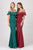 Eureka Fashion - 7333 Bejeweled Ruffle Overlay Mermaid Gown Bridesmaid Dresses