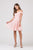 Eureka Fashion - 7622 Pleated Sweetheart Chiffon A-line Dress Bridesmaid Dresses XS / Dusty Pink