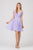 Eureka Fashion - 7622 Pleated Sweetheart Chiffon A-line Dress Bridesmaid Dresses XS / Lilac