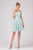 Eureka Fashion - 7622 Pleated Sweetheart Chiffon A-line Dress Bridesmaid Dresses XS / Mint