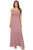 Eureka Fashion - 8877 Ruffled V-Neck Dress Bridesmaid Dresses XS / Dusty Rose