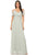 Eureka Fashion - 8877 Ruffled V-Neck Dress Bridesmaid Dresses XS / Sage