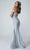 Eureka Fashion 9007 - Off-shoulder Lace Applique Evening Gown Evening Gown