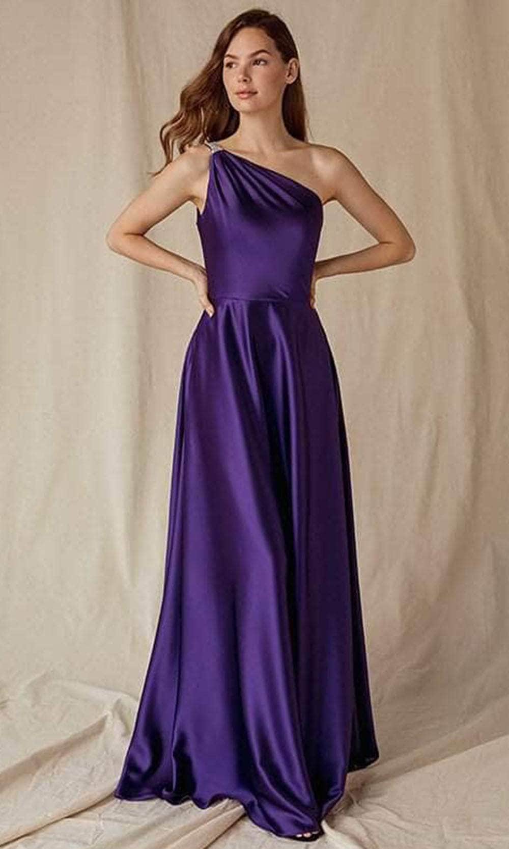 Eureka Fashion 9025 - Asymmetrical Evening Gown – Couture Candy