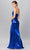 Eureka Fashion 9030 - Sleeveless V-Neck Prom Gown Prom Dresses XS / Royal