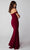 Eureka Fashion 9081 - Off-Shoulder Mermaid Evening Dress Evening Dresses