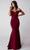 Eureka Fashion 9081 - Off-Shoulder Mermaid Evening Dress Evening Dresses