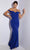 Eureka Fashion 9081 - Off-Shoulder Mermaid Evening Dress Evening Dresses XS / Royal