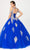 Eureka Fashion - 9088 Appliqued Halter Ballgown Ball Gowns