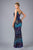 Eureka Fashion - 9105 Multi Color Allover Sequin Evening Gown Special Occasion Dress