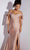 Eureka Fashion 9181 - Off-Shoulder Ruched Bodice Evening Dress Evening Dresses XS / Tea Rose