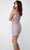 Eureka Fashion 9206 - Off-Shoulder Glitter Jersey Cocktail Dress Special Occasion Dress XS / Rose Gold