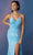 Eureka Fashion 9710 - Fully Sequined V-neck Evening Gown Evening Gown