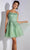 Eureka Fashion 9727 - Double Straps A-Line Cocktail Dress Cocktail Dresses