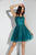 Eureka Fashion 9727 - Double Straps A-Line Cocktail Dress Cocktail Dresses XS / Teal