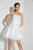 Eureka Fashion 9727 - Double Straps A-Line Cocktail Dress Cocktail Dresses XS / White
