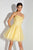 Eureka Fashion 9727 - Double Straps A-Line Cocktail Dress Cocktail Dresses XS / Yellow