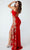 Eureka Fashion 9996 - Sleeveless Gold Applique Evening Dress Evening Dresses