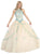Eureka Fashion - Bejeweled Lace Illusion Halter Evening Gown Special Occasion Dress XS / Tur/Champ