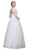 Eureka Fashion Bridal - Lace Long Sleeve Wedding Evening Gown Special Occasion Dress