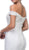 Eureka Fashion Bridal - Off Shoulder Lace Corset Trumpet Wedding Dress Special Occasion Dress