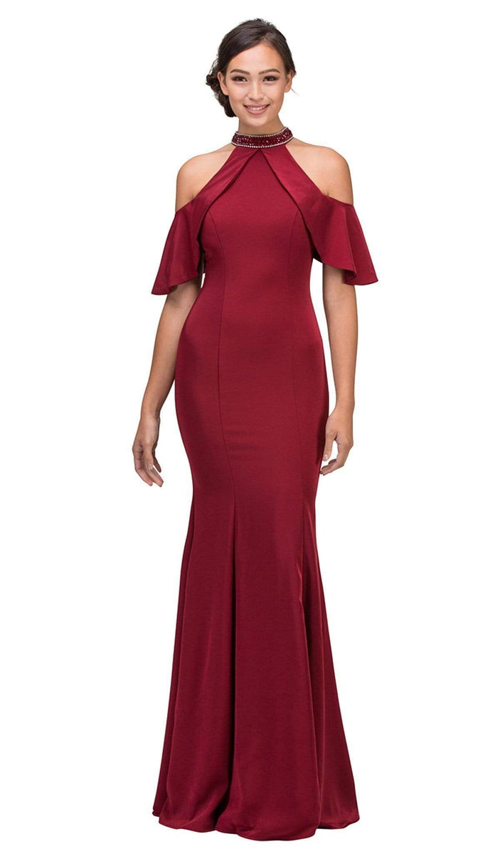 Eureka EK107 Satin Glitter Stretch Jersey Dress main image 1