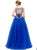 Eureka Fashion - Gilded Bateau Neck Mesh Ball Gown Special Occasion Dress