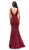 Eureka Fashion - Illusion Plunging V Neck Mermaid Evening Gown 6010 CCSALE
