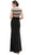 Eureka Fashion - Lace Cap Sleeve Bateau Jersey Sheath Evening Dress Special Occasion Dress