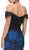 Eureka Fashion - Lace Off-Shoulder Floral Print Mermaid Dress Special Occasion Dress