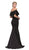 Eureka Fashion - Ruffle Paneled Off Shoulder Mermaid Gown 7113 - 1 pc Blush In Size L Available CCSALE L / Blush