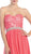 Eureka Fashion - Strapless Sequined Lace Bodice A-Line Gown Special Occasion Dress