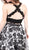 Eureka Fashion - Two Piece Floral Evening Gown Special Occasion Dress