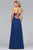 Faviana - 10005 Lacy V-neck Chiffon Evening Gown Special Occasion Dress