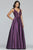 Faviana - 10251 Embellished V-neck Satin Ballgown Ball Gowns