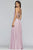 Faviana - 7747 Illusion Plunging Neck Strappy Open Back Chiffon Dress Prom Dresses
