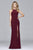 Faviana - 7976 Long  jersey halter dress with open back Special Occasion Dress