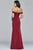 Faviana 8083 Draped Off Shoulder Ruched Evening Dress - 1 pc Black in Size 6 Available CCSALE
