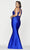 Faviana - 9519 Beaded Satin Mermaid Long Gown Prom Dresses