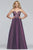 Faviana - Floral Applique Sweetheart A-line Evening Dress s10023 - 2 pcs Sangria/Pink in Size 8 and 10 Available CCSALE 8 / Sangria/Pink
