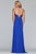 Faviana - Lace Appliqued Illusion Halter Evening Dress S10203 - 1 pc Navy in Size 2, 1 pc Red in Size 2, and 1 pc Royal in Size 2 Available CCSALE