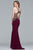 Faviana - s10002 Beaded Deep V-neck Sheath Dress Special Occasion Dress