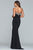 Faviana - S10200 Strapless Beaded Neckline High Slit Evening Dress CCSALE