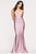 Faviana - S10212 Sleek Plunging V-neck Trumpet Dress Special Occasion Dress