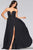 Faviana - S10232E Deep Sweetheart Chiffon A-line Dress Special Occasion Dress 18E / Black