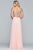 Faviana - S10244 Two-Piece Crystal-Crusted Chiffon Gown Special Occasion Dress