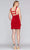 Faviana - S10355 Jewel Neck Jersey Sheath Dress With Cutouts Special Occasion Dress