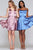 Faviana - S10362 Charmeuse Satin V Neck Lace up Back Cocktail Dress Cocktail Dresses