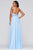 Faviana - S10416 Beaded Deep V-neck Chiffon A-line Dress Prom Dresses